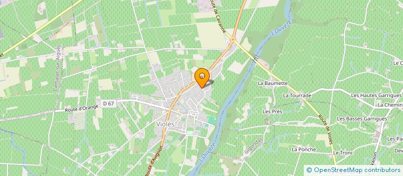 localisation de l'entreprise MONSIEUR OLIVIER BRES  VIOLES