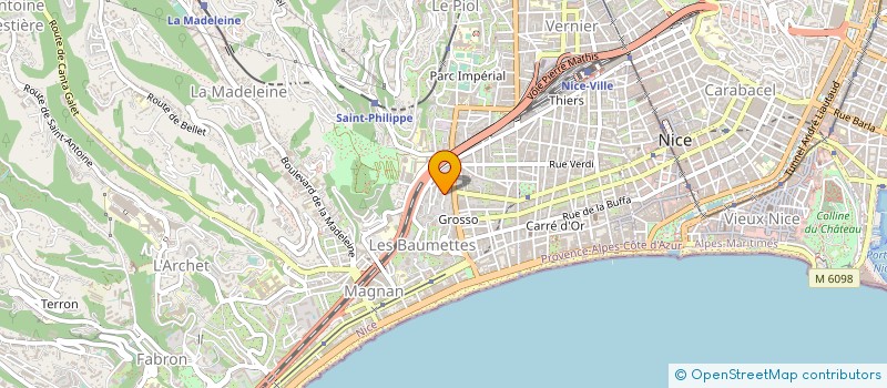 localisation de l'entreprise MONSIEUR OLIVIER BRESSAC à NICE