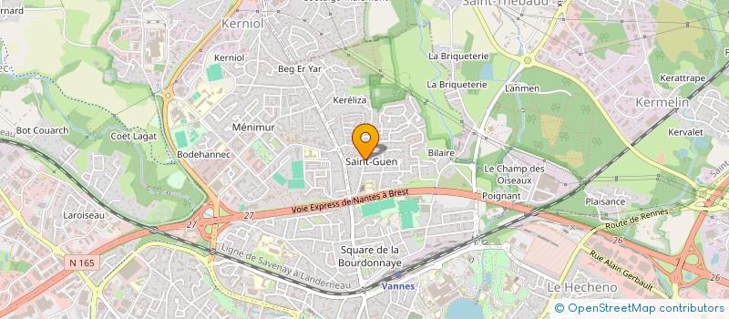 localisation de l'entreprise MONSIEUR OLIVIER BRESSON à VANNES
