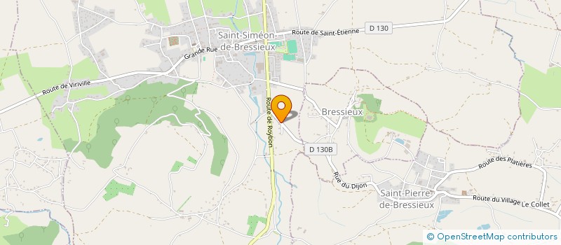 localisation de l'entreprise MONSIEUR OLIVIER BRET  SAINT-SIMEON-DE-BRESSIEUX