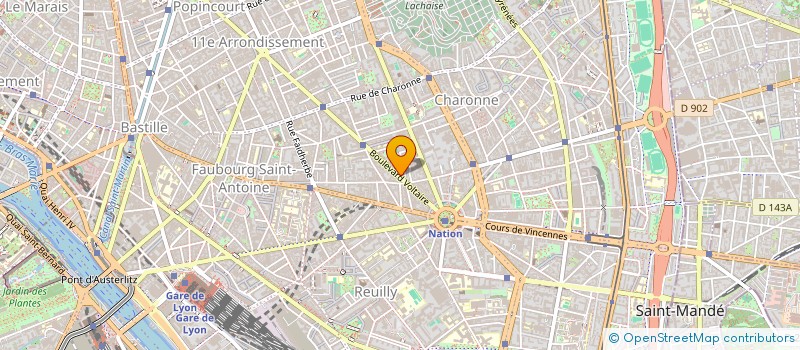 localisation de l'entreprise MONSIEUR OLIVIER BRIAL  PARIS