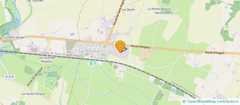 localisation de l'entreprise MONSIEUR OLIVIER BRICAUD à SAINT-GERMAIN-DES-PRES