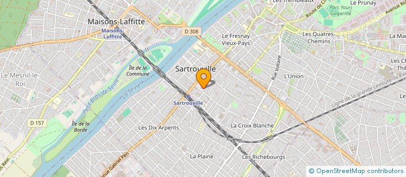 localisation de l'entreprise MONSIEUR OLIVIER BRIDA  SARTROUVILLE