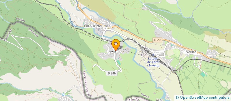 localisation de l'entreprise MONSIEUR OLIVIER BRILLES  LATOUR-DE-CAROL