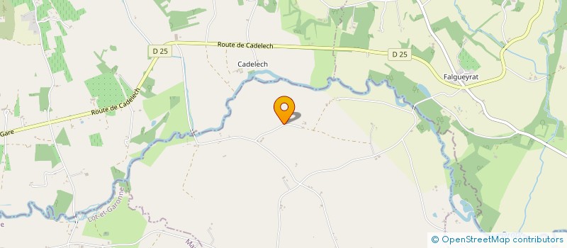 localisation de l'entreprise MONSIEUR OLIVIER BRISSARD  LALANDUSSE