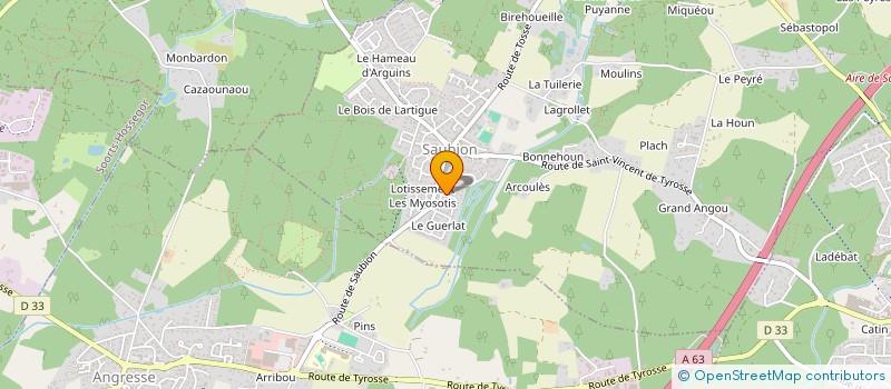 localisation de l'entreprise MONSIEUR OLIVIER BRITZ  TOSSE