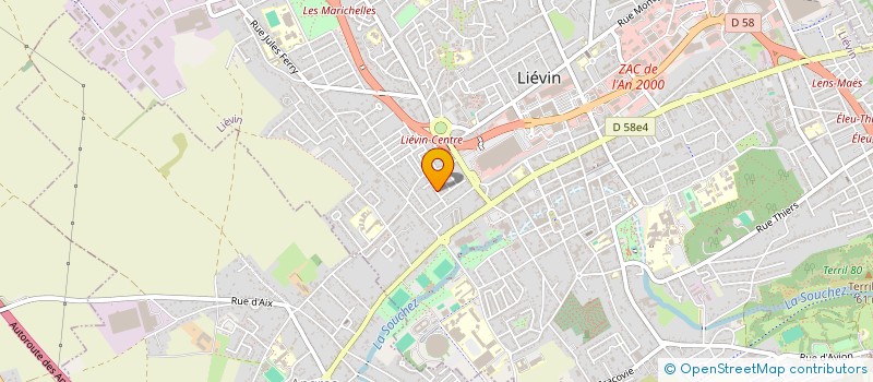 localisation de l'entreprise MONSIEUR OLIVIER BRIX  LIEVIN