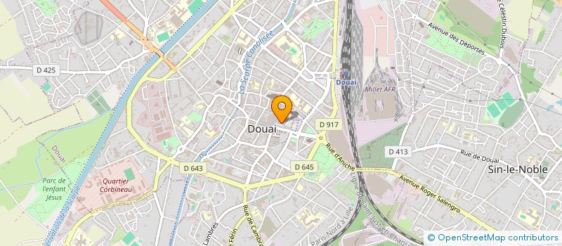 localisation de l'entreprise MONSIEUR OLIVIER BROCHART à DOUAI