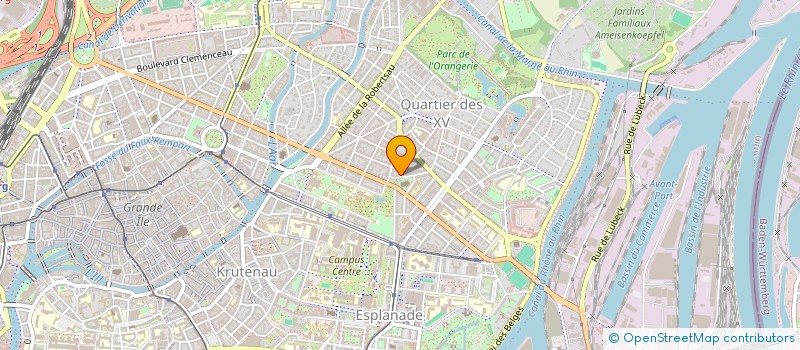 localisation de l'entreprise MONSIEUR OLIVIER BRON à STRASBOURG