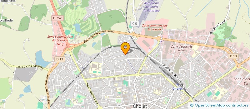 localisation de l'entreprise MONSIEUR OLIVIER BRONDY à CHOLET