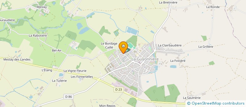 localisation de l'entreprise MONSIEUR OLIVIER BROSSARD à MONTAIGU-VENDEE
