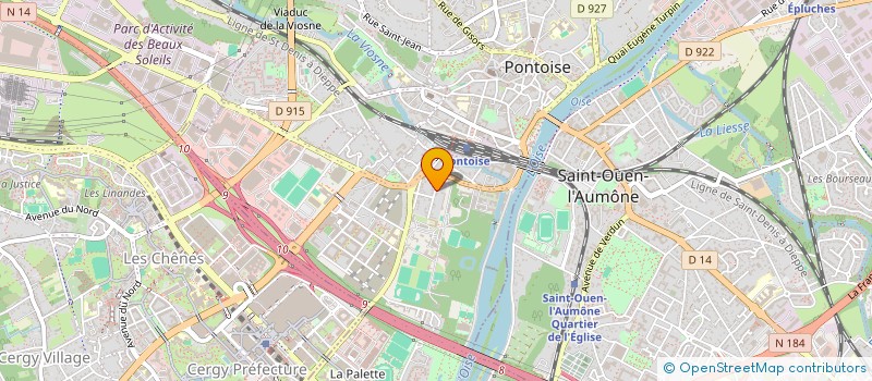 localisation de l'entreprise MONSIEUR OLIVIER BROSSE  PONTOISE