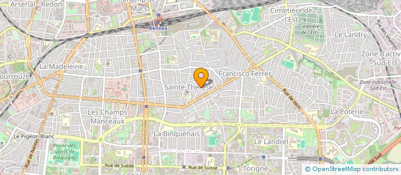 localisation de l'entreprise MONSIEUR OLIVIER BROVELLI  RENNES