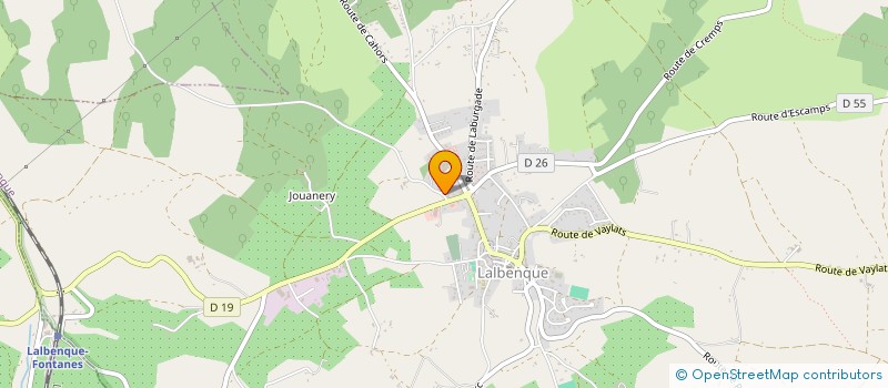 localisation de l'entreprise MONSIEUR OLIVIER BRU  VAYLATS