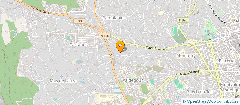 localisation de l'entreprise MONSIEUR OLIVIER BRU  NIMES