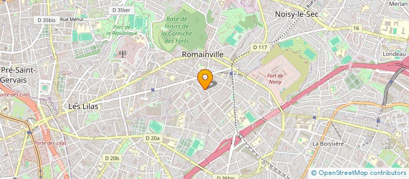 localisation de l'entreprise MONSIEUR OLIVIER BRUEL à ROMAINVILLE