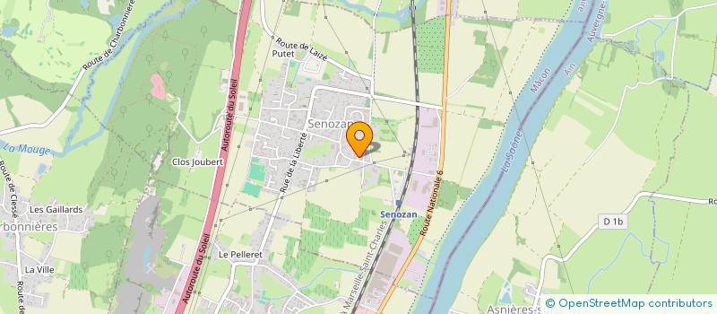 localisation de l'entreprise MONSIEUR OLIVIER BRUILLOT  SENOZAN