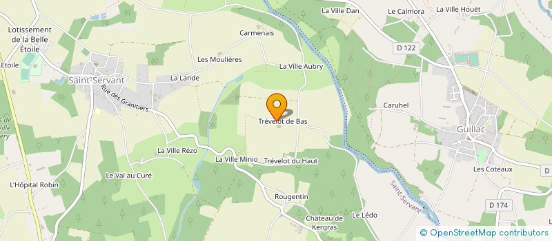 localisation de l'entreprise MONSIEUR OLIVIER BRULE  SAINT-SERVANT