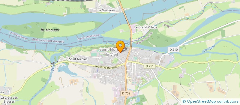 localisation de l'entreprise MONSIEUR OLIVIER BRULEZ à MAUGES-SUR-LOIRE