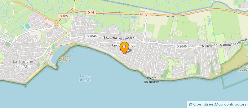 localisation de l'entreprise MONSIEUR OLIVIER BRULON à LA TRANCHE-SUR-MER