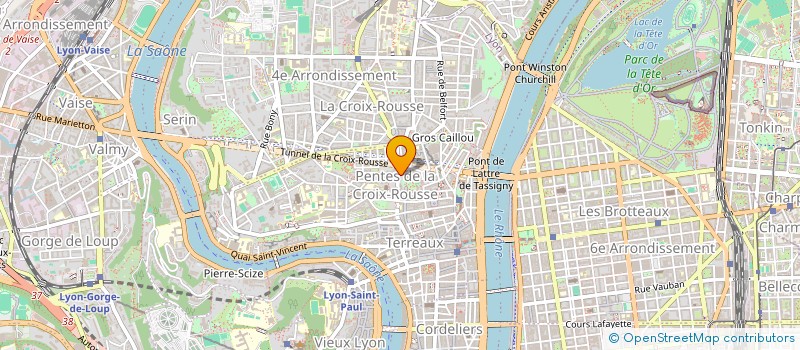 localisation de l'entreprise MONSIEUR OLIVIER BRUN à LYON