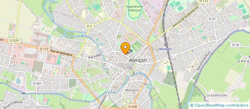 localisation de l'entreprise MONSIEUR OLIVIER BRUN  ALENCON