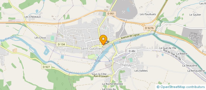 localisation de l'entreprise MONSIEUR OLIVIER BRUN à SAINT-GAULTIER