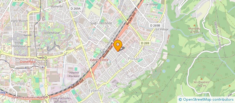 localisation de l'entreprise MONSIEUR OLIVIER BRUN  EYBENS