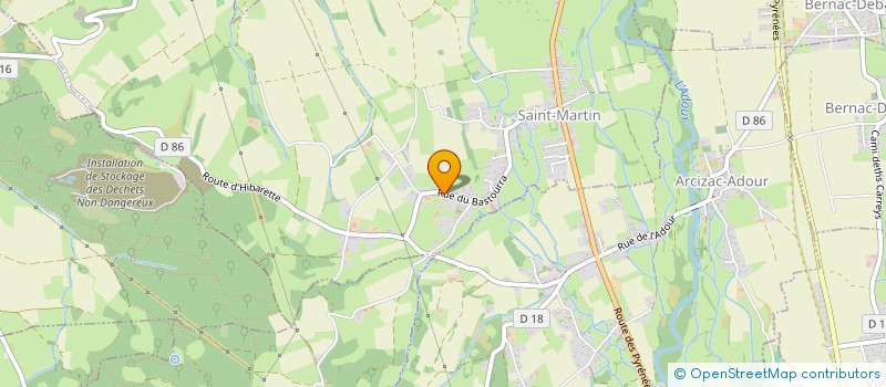 localisation de l'entreprise MONSIEUR OLIVIER BRUNE  SAINT-MARTIN