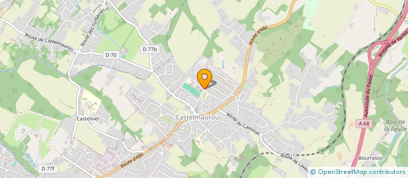 localisation de l'entreprise MONSIEUR OLIVIER BRUNET  CASTELMAUROU
