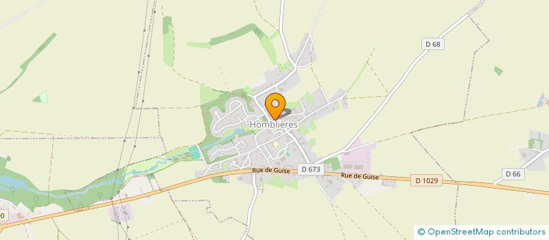 localisation de l'entreprise MONSIEUR OLIVIER BRUNET  HOMBLIERES