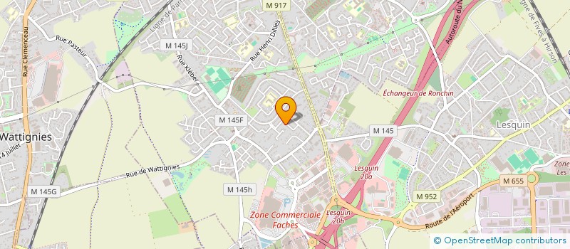 localisation de l'entreprise MONSIEUR OLIVIER BRUYNOGHE à FACHES-THUMESNIL