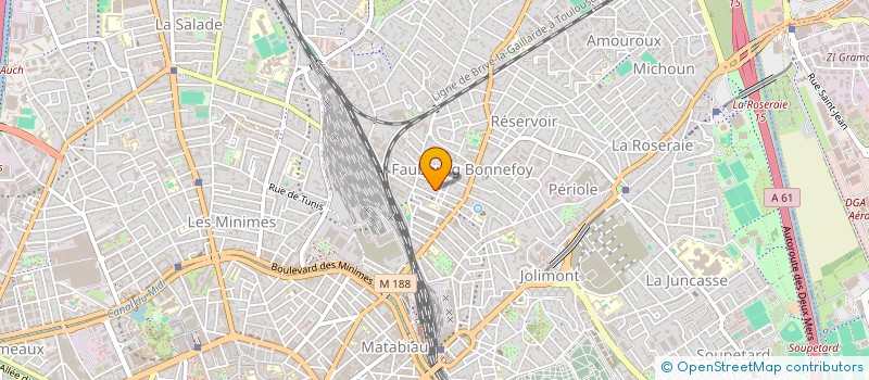 localisation de l'entreprise MONSIEUR OLIVIER BUFFAT à TOULOUSE