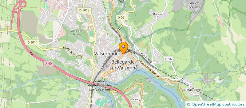 localisation de l'entreprise MONSIEUR OLIVIER BUHLMANN  VALSERHONE