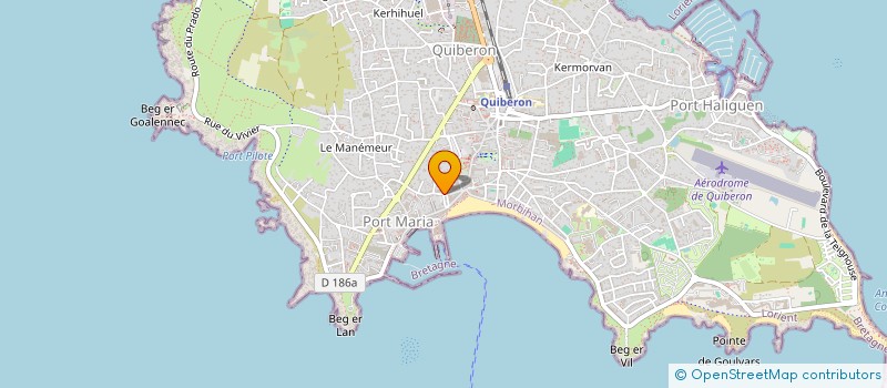 localisation de l'entreprise MONSIEUR OLIVIER BUISSON à QUIBERON