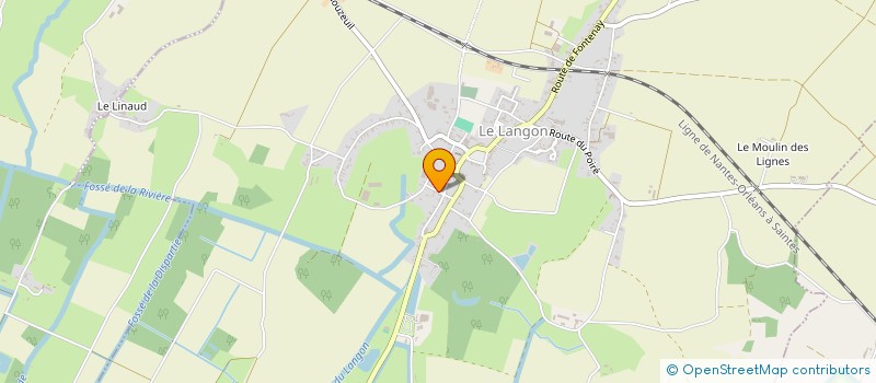 localisation de l'entreprise MONSIEUR OLIVIER BUISSON  LE LANGON