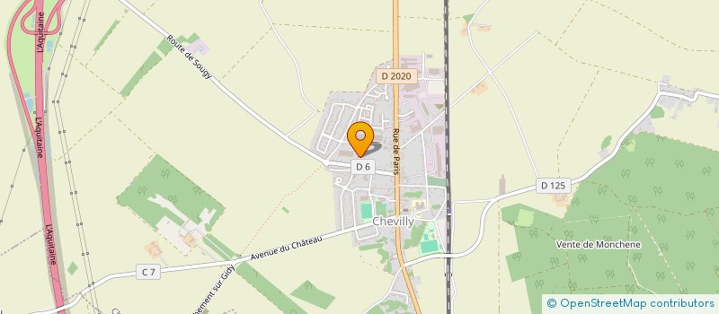 localisation de l'entreprise MONSIEUR OLIVIER BURETTE à CHEVILLY