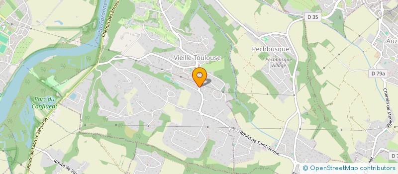 localisation de l'entreprise MONSIEUR OLIVIER BURGAT  VIEILLE-TOULOUSE