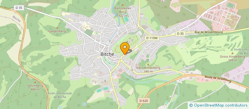 localisation de l'entreprise MONSIEUR OLIVIER BURGHOLZER  BITCHE