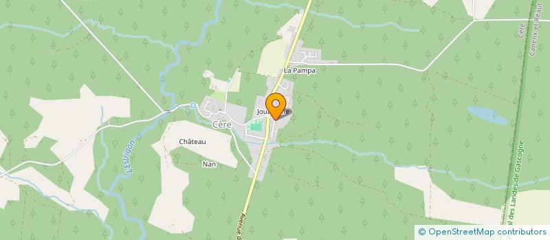 localisation de l'entreprise MONSIEUR OLIVIER BURKHARDT  CERE