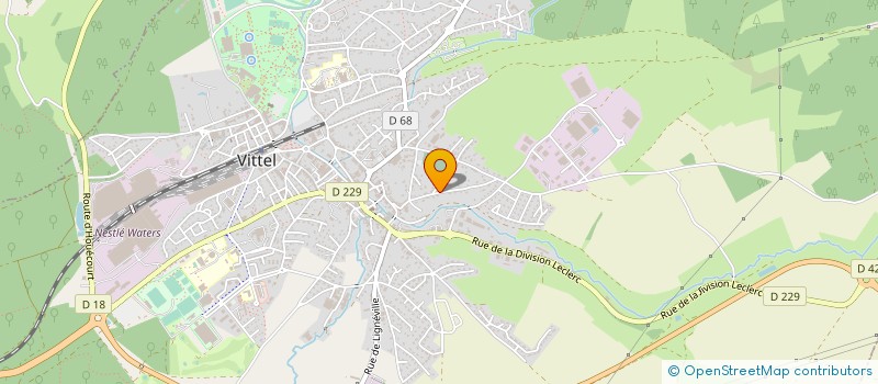 localisation de l'entreprise MONSIEUR OLIVIER BURTON  VITTEL