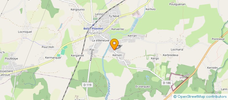 localisation de l'entreprise MONSIEUR OLIVIER BUSSON  PLOEMEL