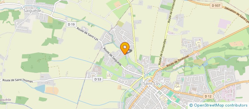 localisation de l'entreprise MONSIEUR OLIVIER BUSTEAU  SAINT-LYS