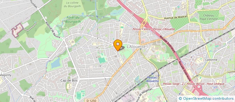 localisation de l'entreprise MONSIEUR OLIVIER BYRA  TALENCE