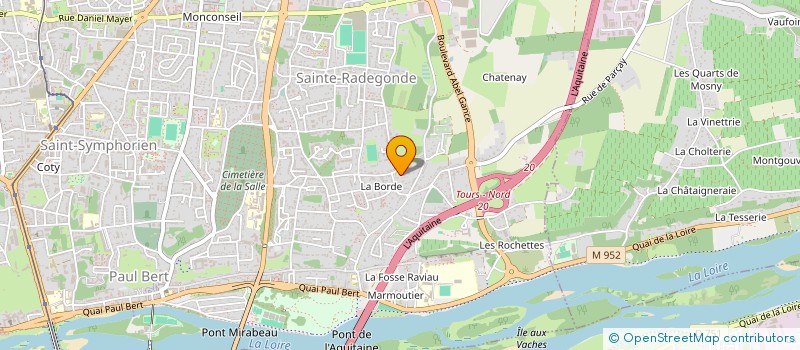 localisation de l'entreprise MONSIEUR OLIVIER CACCIUTTOLO  TOURS