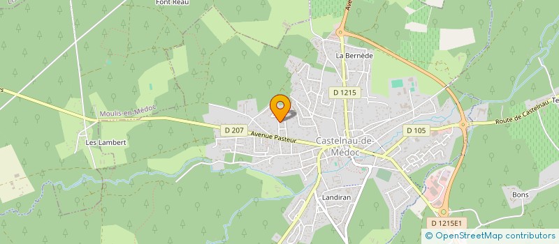 localisation de l'entreprise MONSIEUR OLIVIER CACHEUR  CASTELNAU-DE-MEDOC