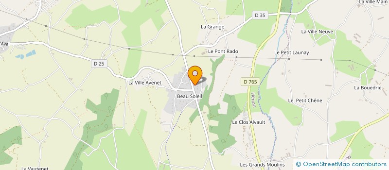 localisation de l'entreprise MONSIEUR OLIVIER CADIN à HENON