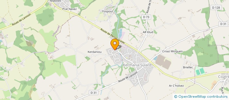 localisation de l'entreprise MONSIEUR OLIVIER CADIOU à KERMARIA-SULARD
