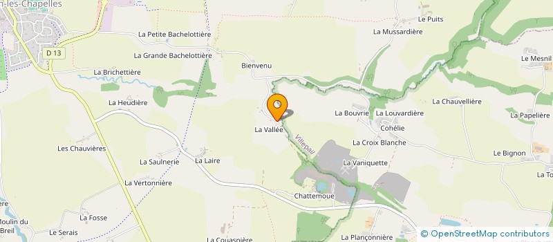 localisation de l'entreprise MONSIEUR OLIVIER CADOT  JAVRON-LES-CHAPELLES