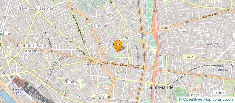 localisation de l'entreprise MONSIEUR OLIVIER CADOUIN  PARIS